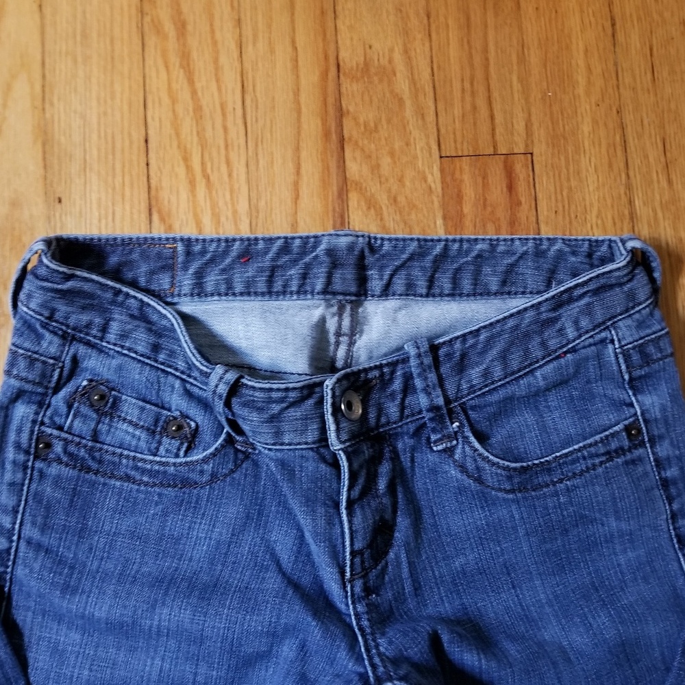 Express X2 Straight Leg Denim Jeans Size 2 - Picture 6 of 7